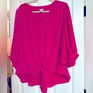 Chico’s Tie bottom shirt